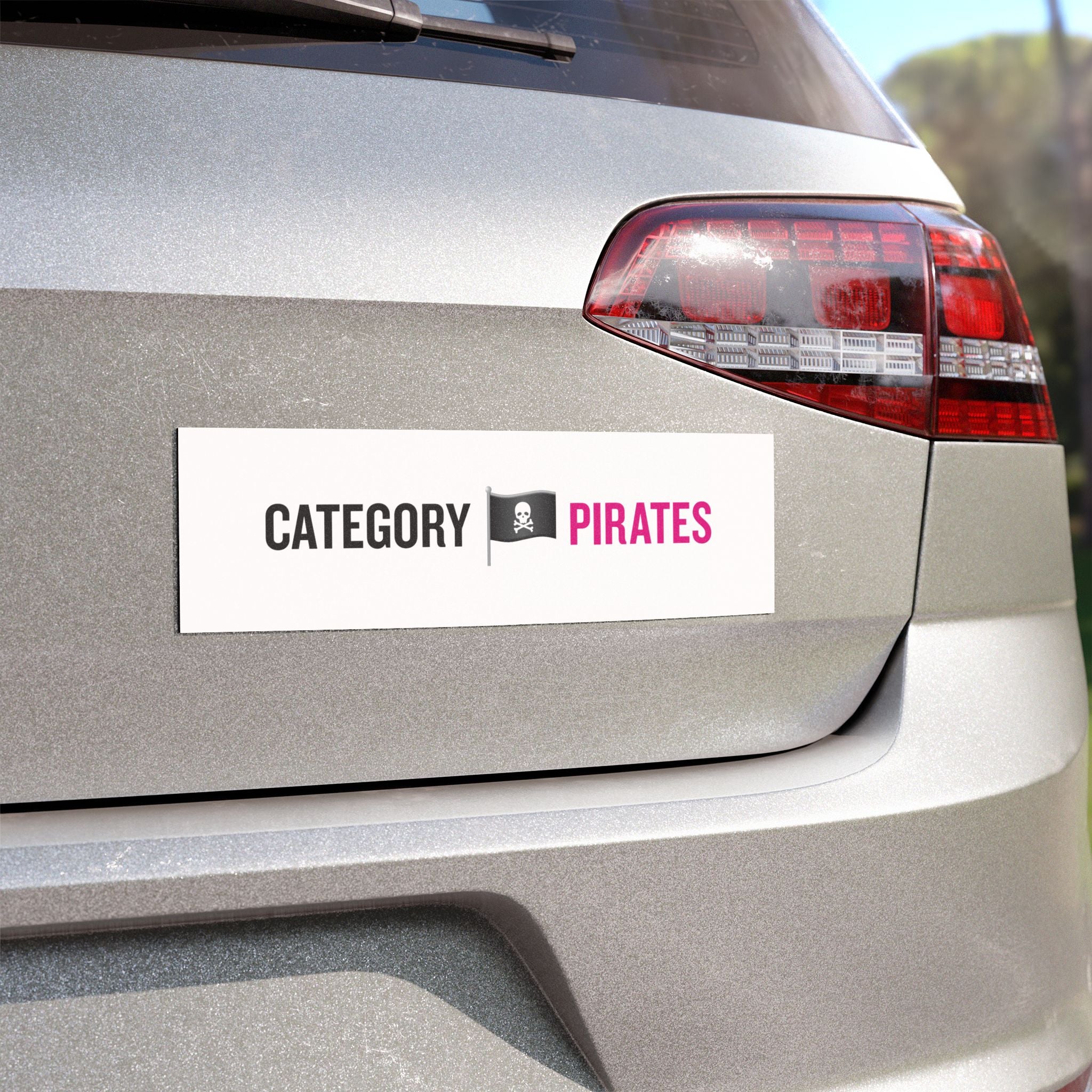 Pirate Car Magnet - Fun Auto Accessory for Pirate Lovers, Perfect for Cars, Trucks, Gifts, and Party Decor