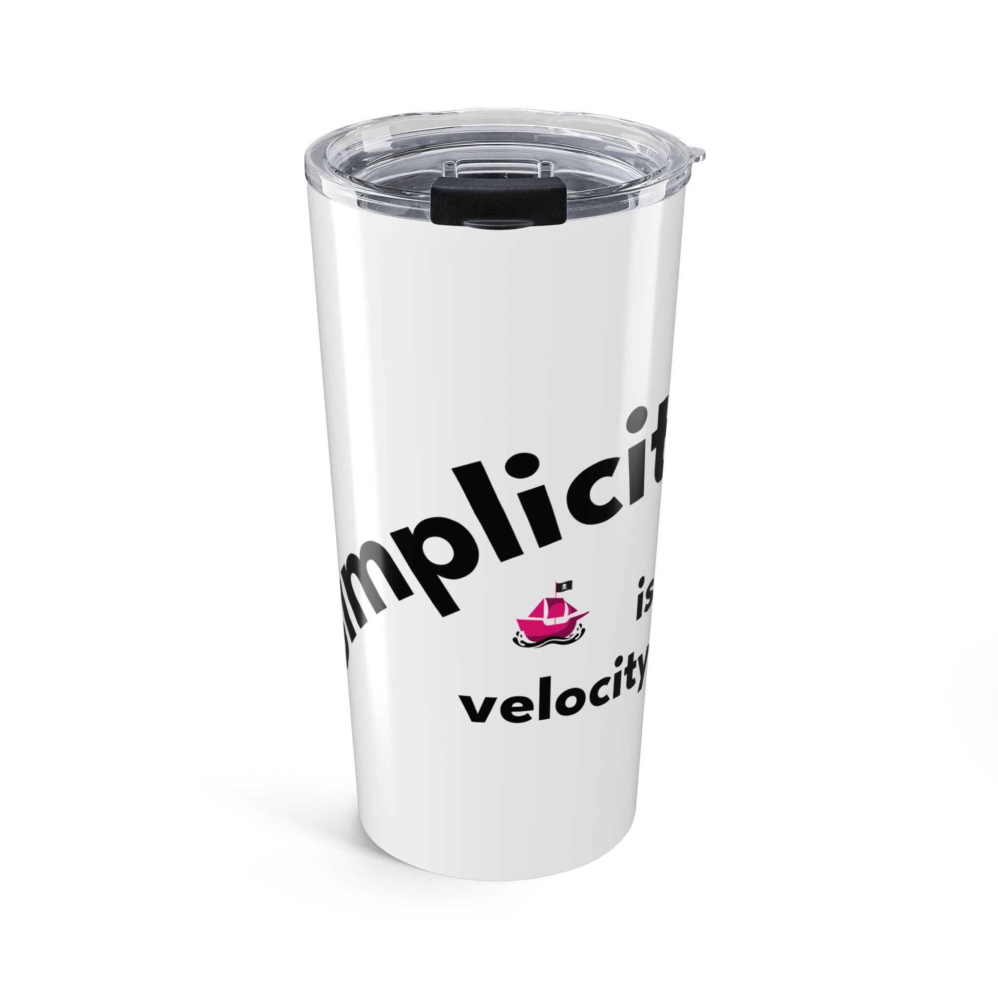 Simplicity 20oz Tumbler | Travel Cup | Unique Gift for Coffee Lovers | Insulated Mug | Daily Use | Minimalist Design