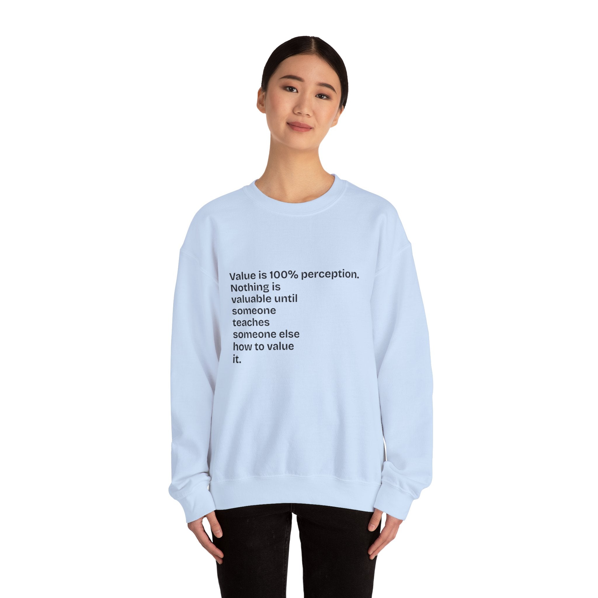 "Value" Crewneck Sweatshirt