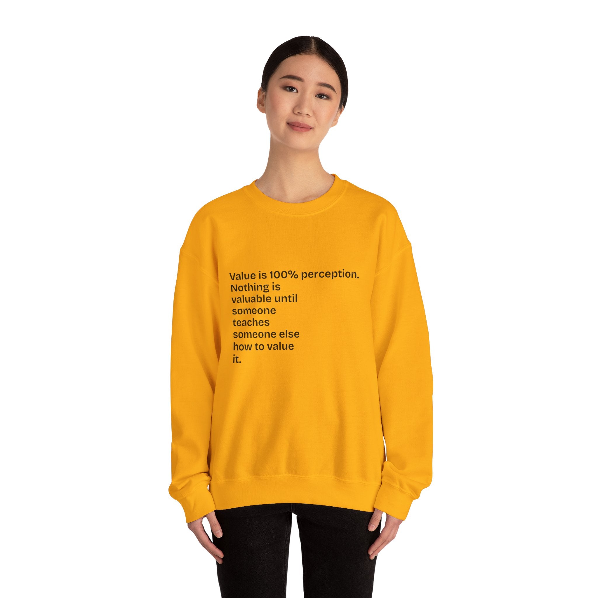 "Value" Crewneck Sweatshirt
