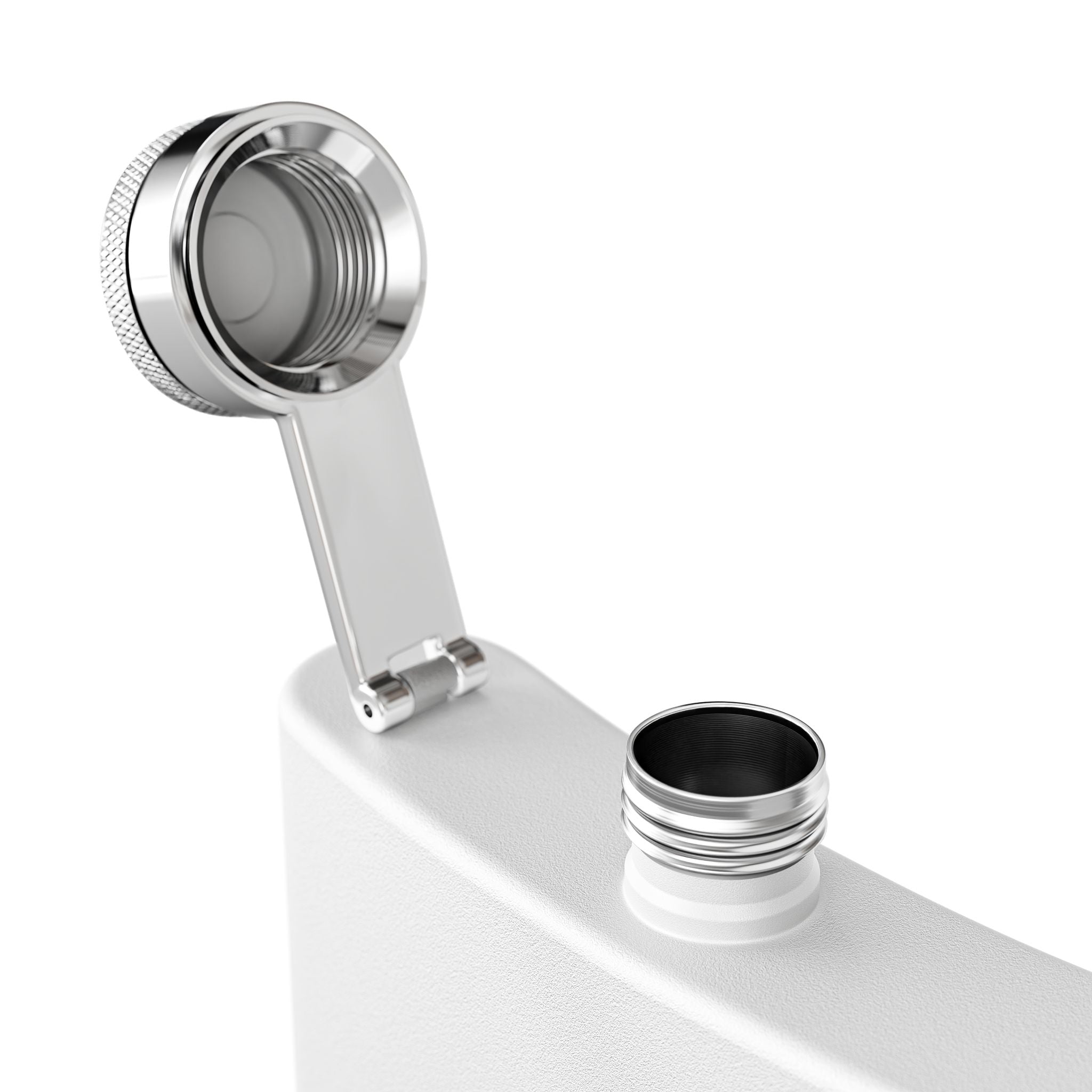 Thinking About Drinking, Stainless Steel Flask, 6oz