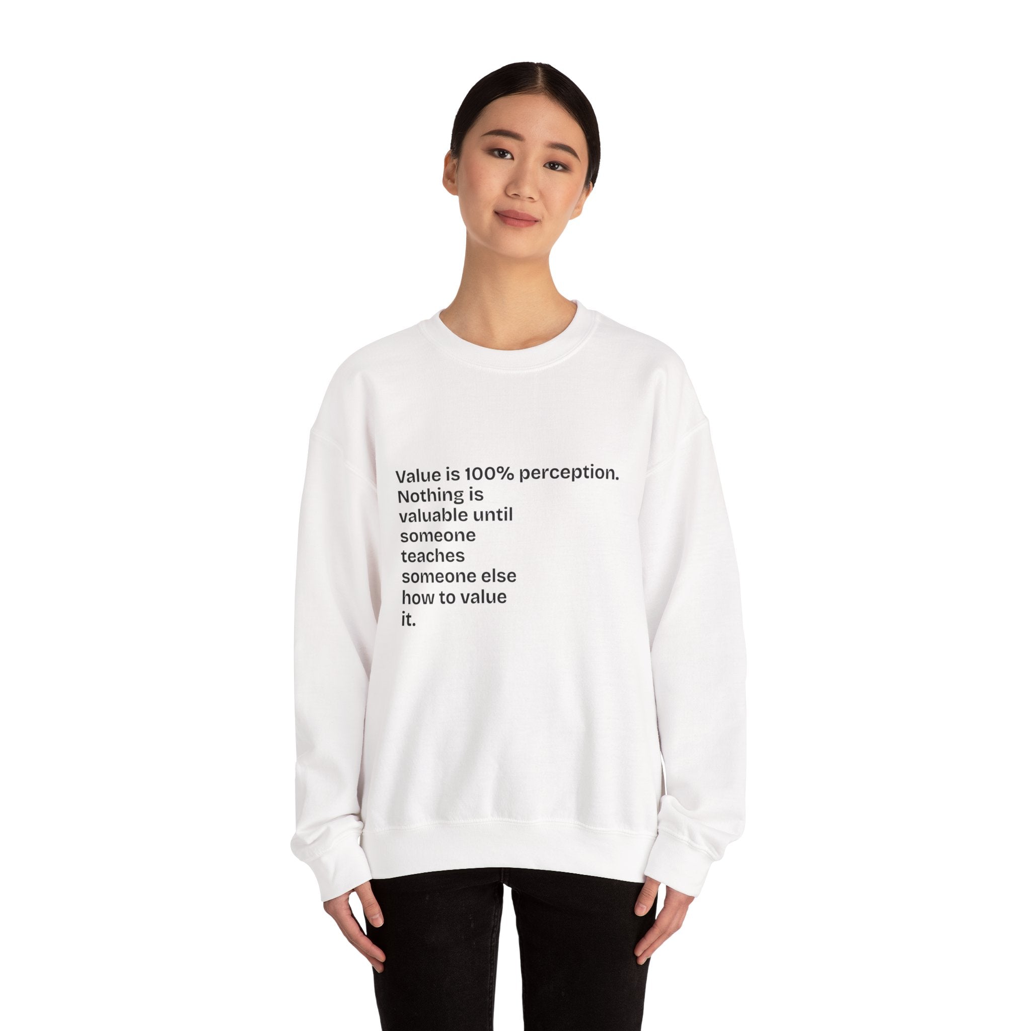 "Value" Crewneck Sweatshirt