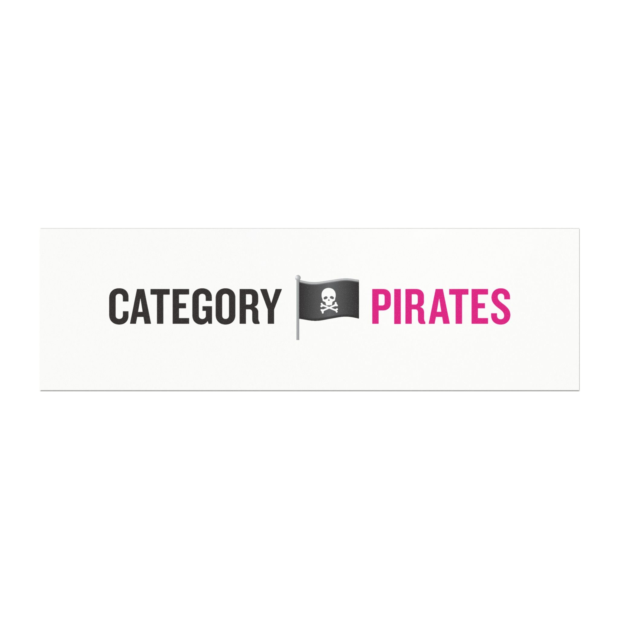 Pirate Car Magnet - Fun Auto Accessory for Pirate Lovers, Perfect for Cars, Trucks, Gifts, and Party Decor